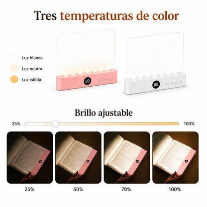 Luz de Lectura Ajustable con Control de Intensidad